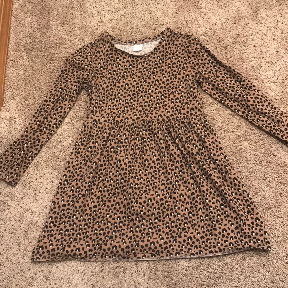 Gymboree girls leopard print dress